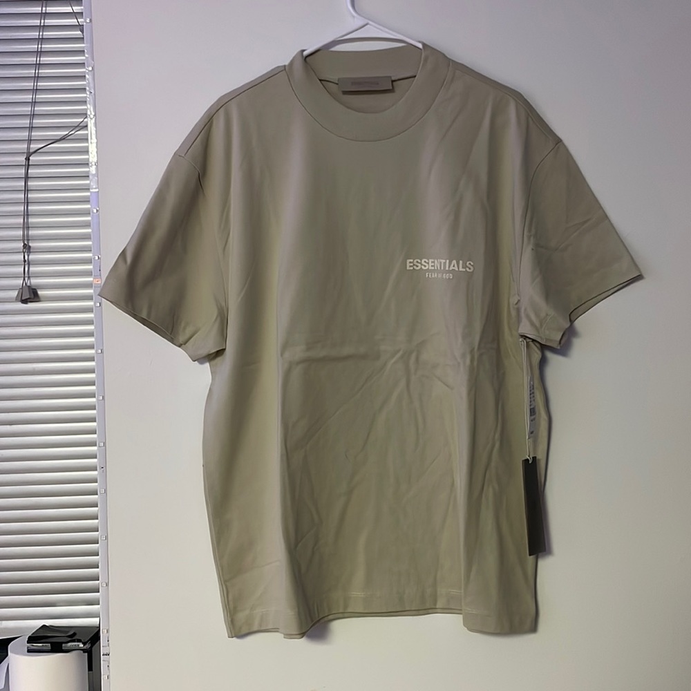 FOG Essentials new szn tee, with tags and bags